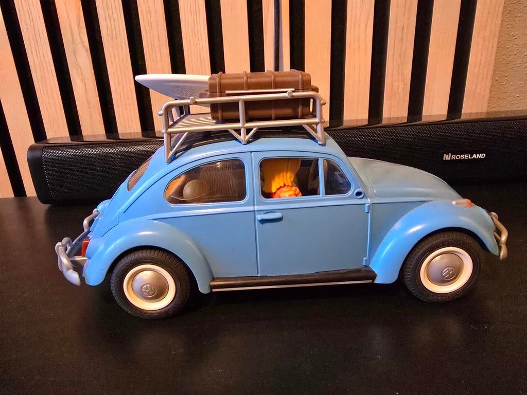Playmobil Volkswagen Kever met surfplank en bagage, Ophalen of Verzenden, Gebruikt