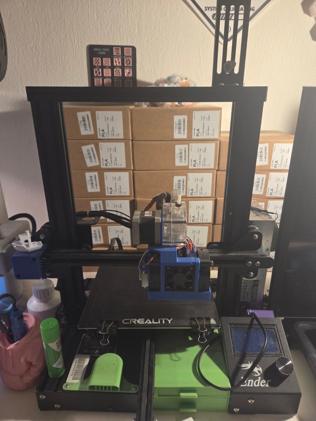 Ender 3 omgebouwd naar Ender 3 Pro met BLTouch, Ophalen
