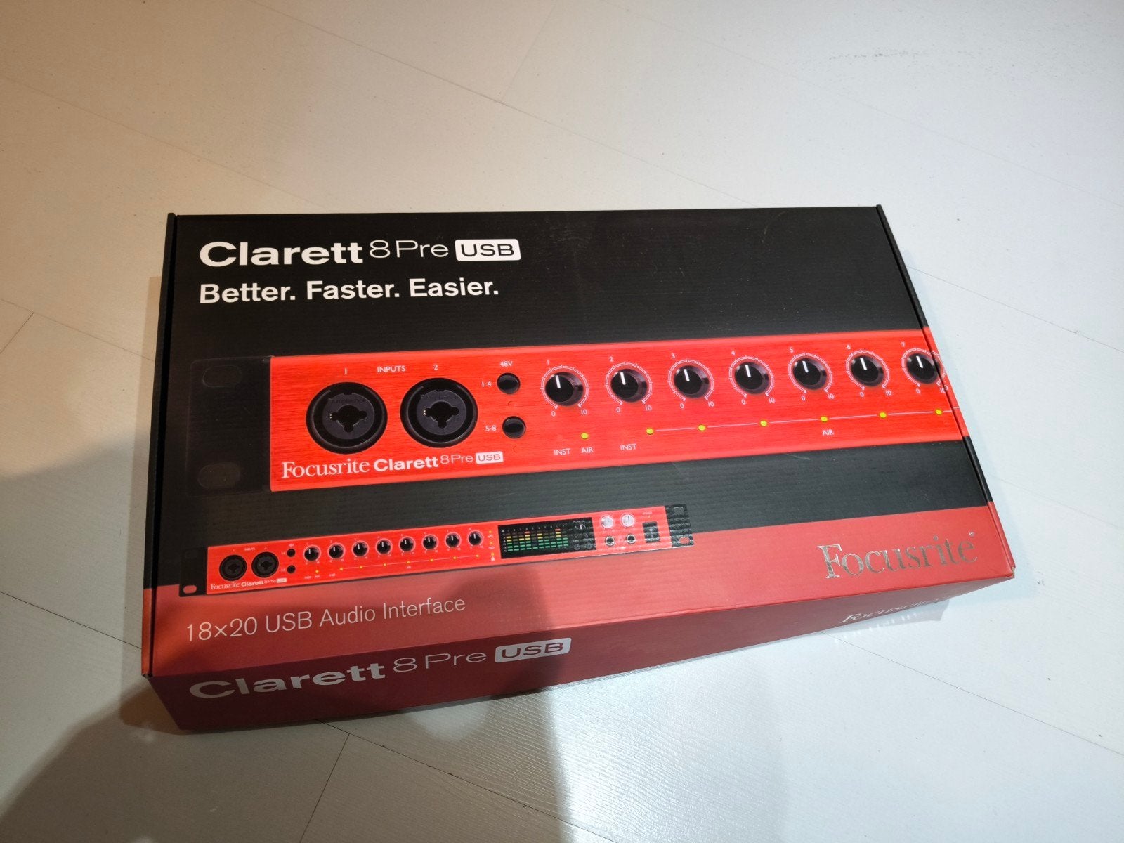 focusrite clarett 8 pre usb NIEUW in doos, Computers en Software, Ophalen of Verzenden, Nieuw