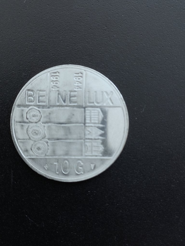 Munt Nederland 10 Gulden 1994 BE-NE-LUX Zilver, Verzenden, Koningin Beatrix, Zilver, Losse munt