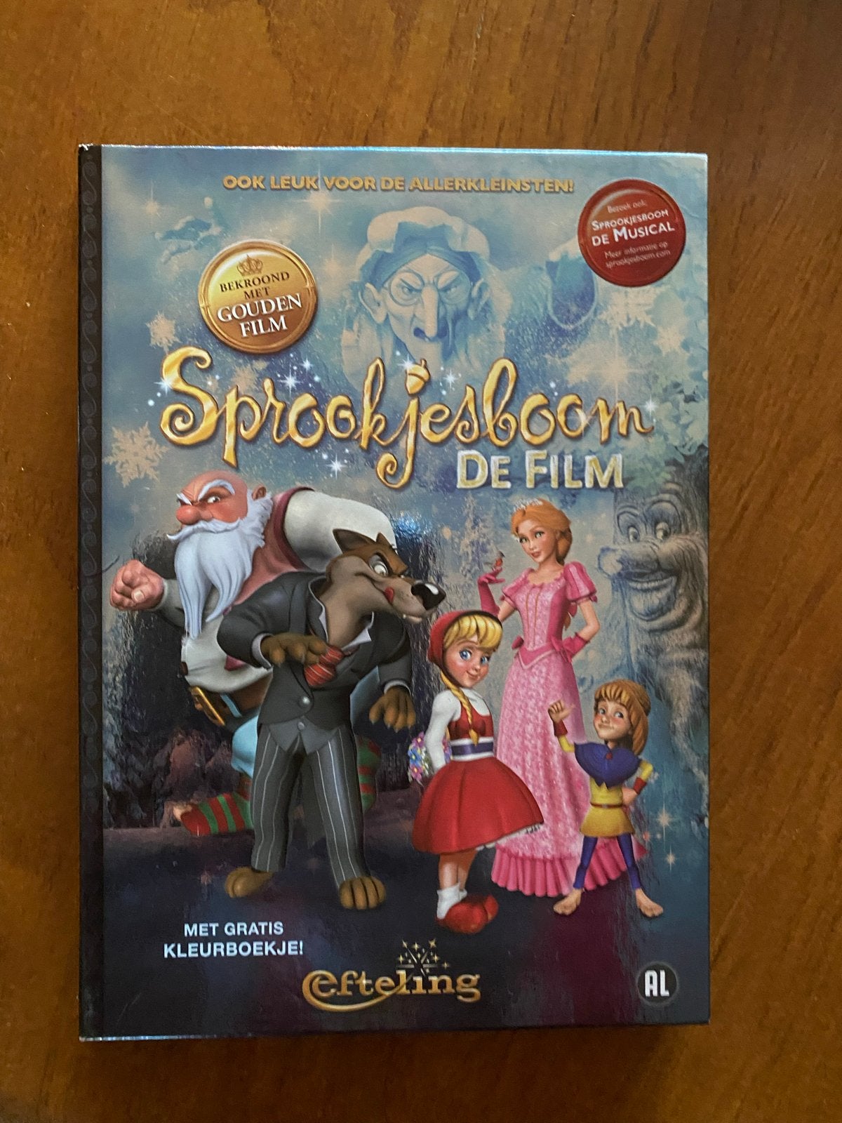 Sprookjesboom De Film DVD - Efteling, Gebruikt, Alle leeftijden, Inclusief boekje, Sprookjes