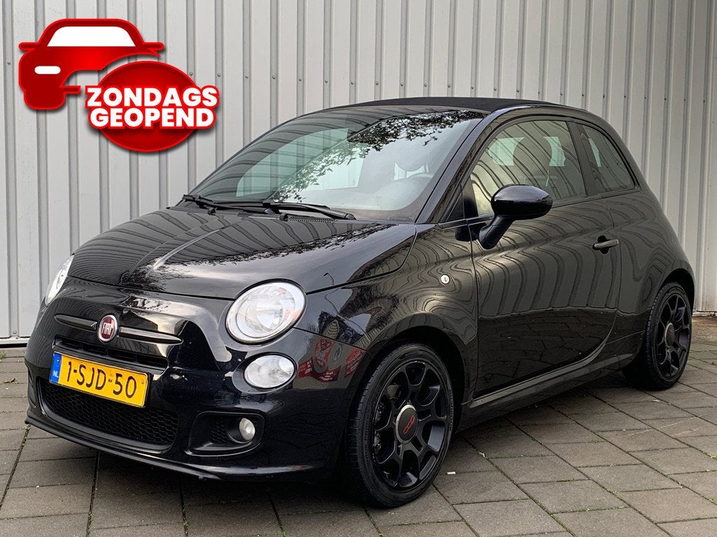 Fiat 500 C 0.9 TwinAir Rock|Cabrio|Airco|Leder|, Euro 5, 86 pk, Gebruikt, Cabriolet