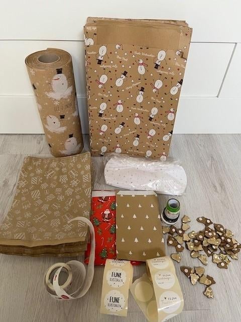 Partij inpakmateriaal kerst, Diversen, Kerst, Ophalen, Nieuw