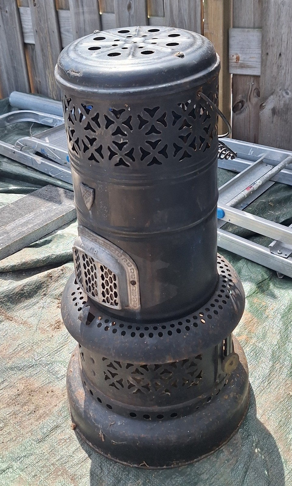 Antieke Valor petroleumkachel - Made in England, Ophalen