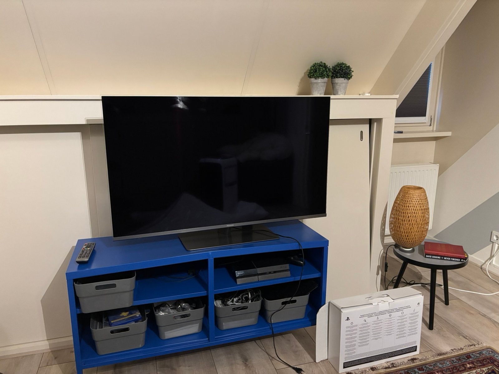 Televisie Panasonic 49 inch, Ophalen, 100 tot 150 cm, Glas, Minder dan 100 cm