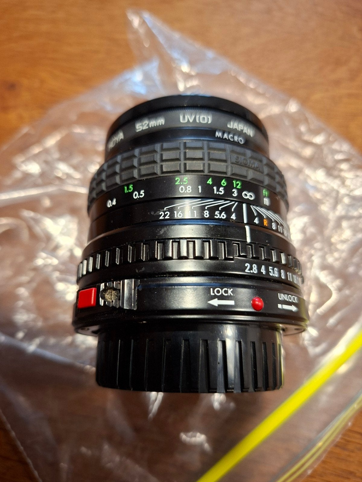 Sigma 52 mm analoge macro lens met Hoya filter, Ophalen, Macrolens