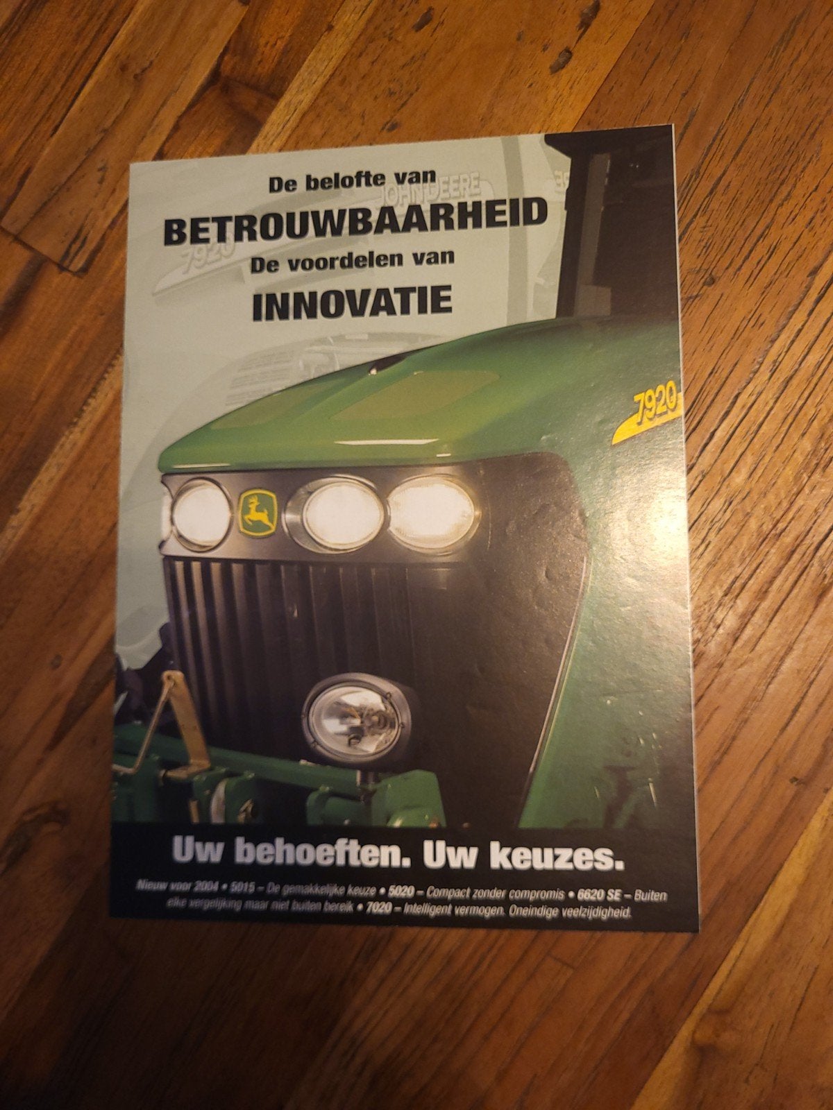 tractor folder John Deere betrouwbaarheid, Ophalen of Verzenden, Zo goed als nieuw