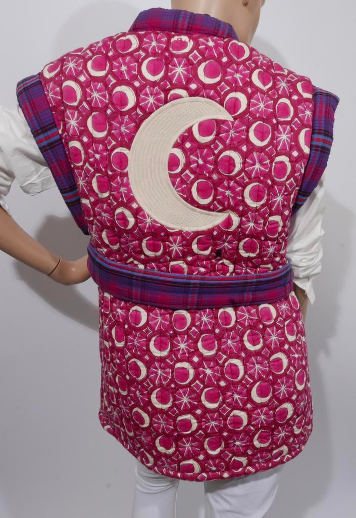 ANNA + NINA padded waistcoat free size ZGAN, Ophalen of Verzenden, Zo goed als nieuw, Maat 38/40 (M), Roze