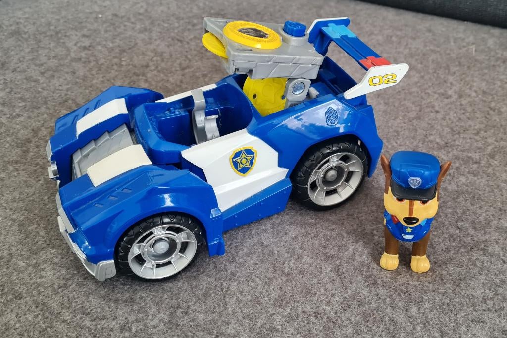 Paw Patrol Chare + auto, Ophalen, Zo goed als nieuw