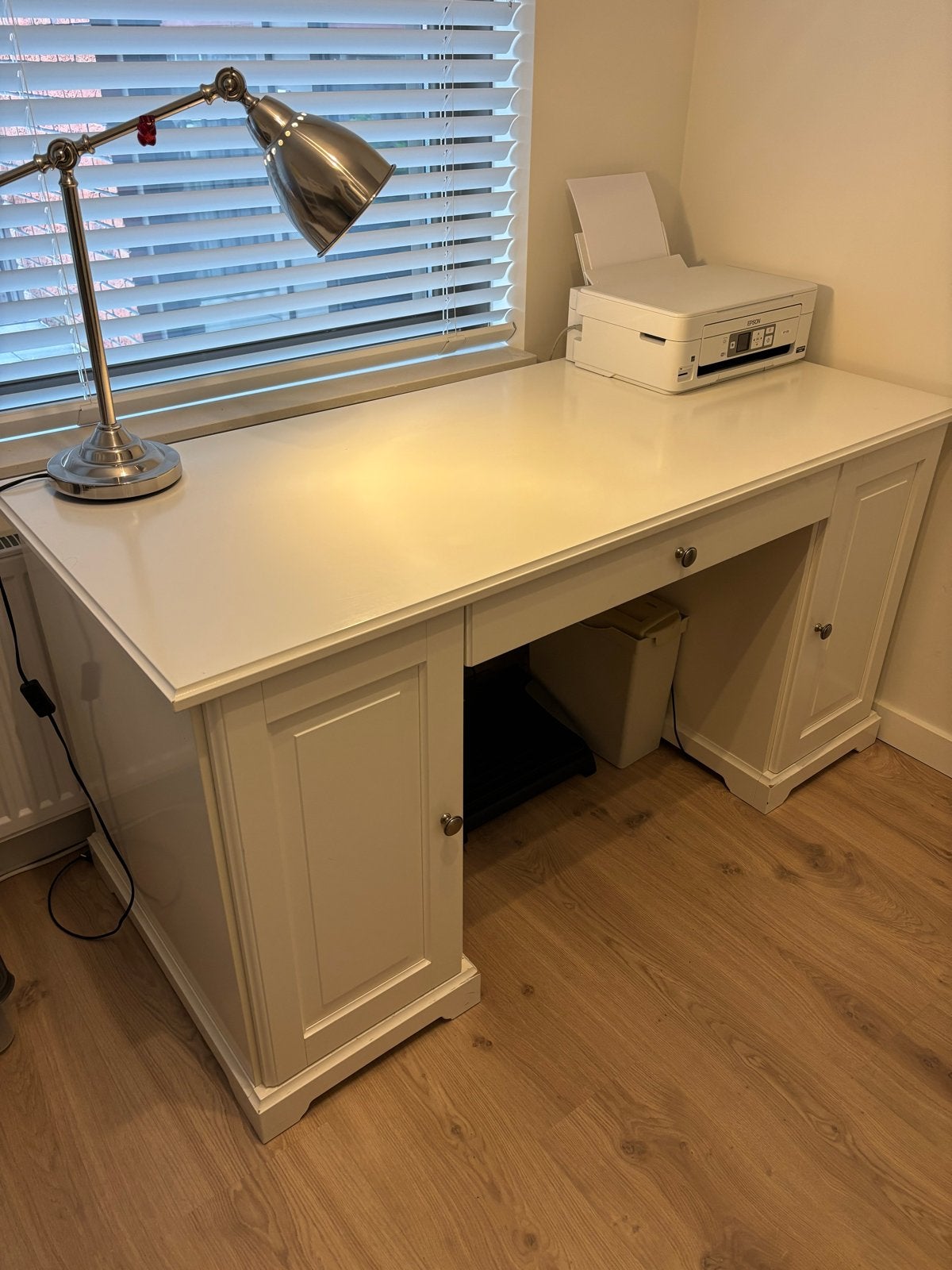 Wit bureau uit de Liatorp-serie van Ikea, Ophalen, Overige typen, Gebruikt, Met lades