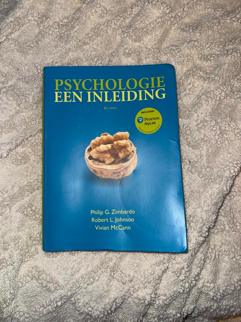 Psychologie een inleiding 8e editie, Boeken, Ophalen of Verzenden, Gelezen, HBO