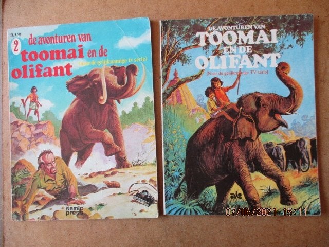 adv4123 toomai en de olifant, Eén stripboek, Ophalen, Gelezen