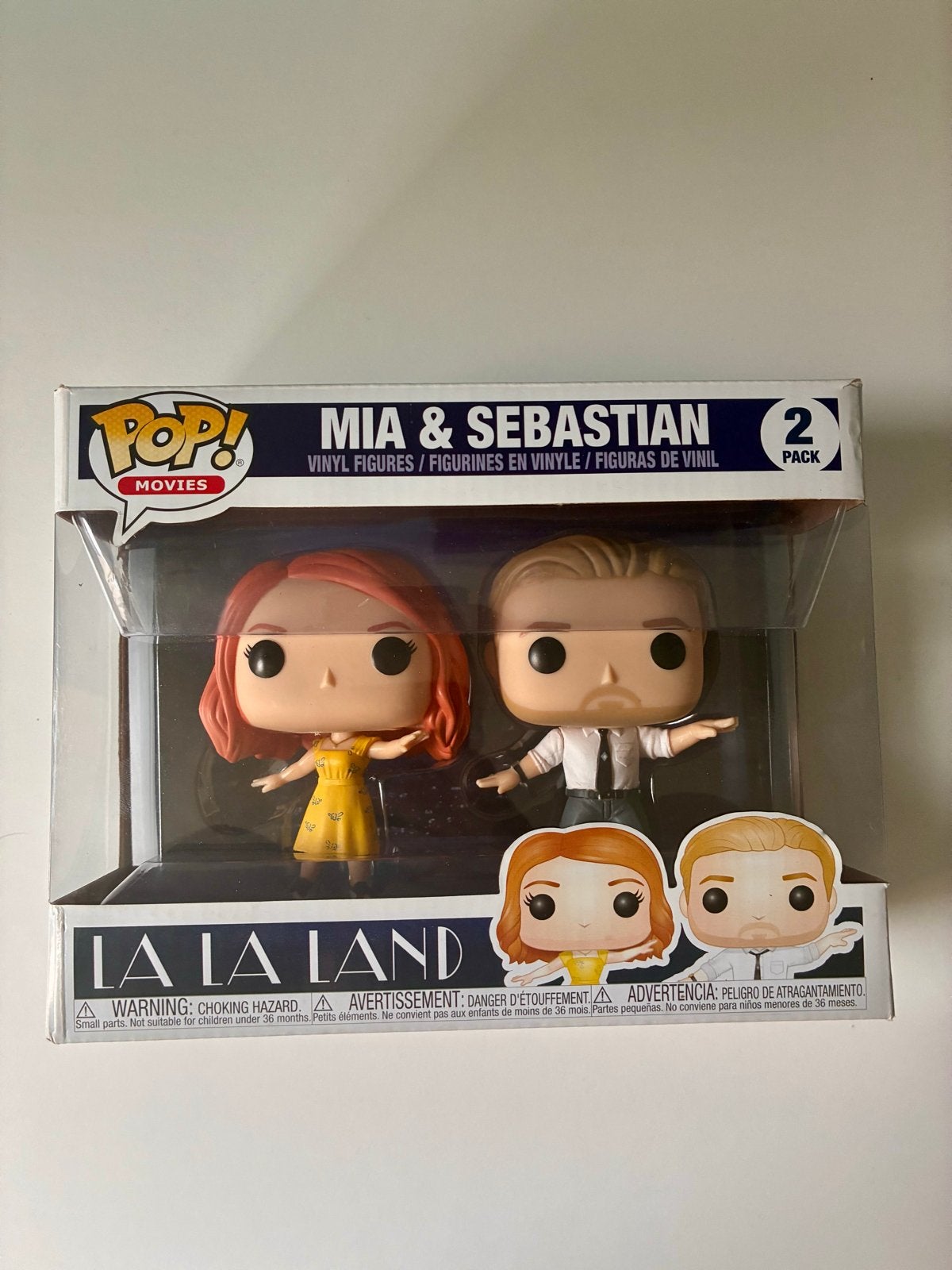 Funko Pop! La La Land Mia & Sebastian 2-Pack! Vaulted!, Ophalen of Verzenden, Zo goed als nieuw