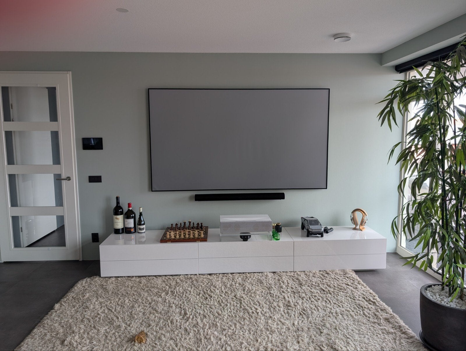Optoma CinemaX P2 4K Projector + ALR scherm, Ophalen, Zo goed als nieuw, Optoma, DLP