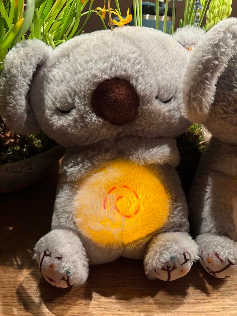Rustgevende Koala Knuffel met Ademhaling & Nachtlampje, Ophalen, Nieuw, Overige typen