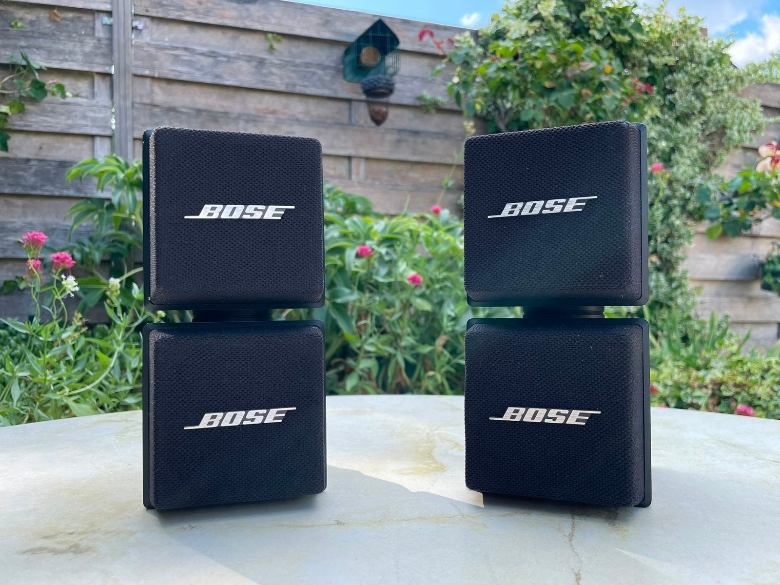 Bose Acoustimass AM-5 Cube Speakers - Zwart. (2 sets), Ophalen, Gebruikt, Speakerset, Bose