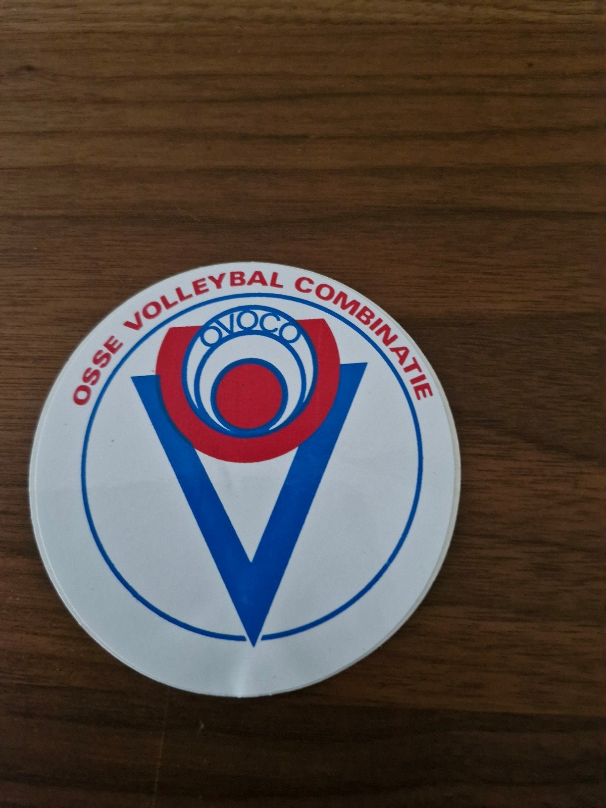 9189 Sticker Osse Volleybal Combinatie OVOC, Ophalen of Verzenden, Gebruikt, Sport
