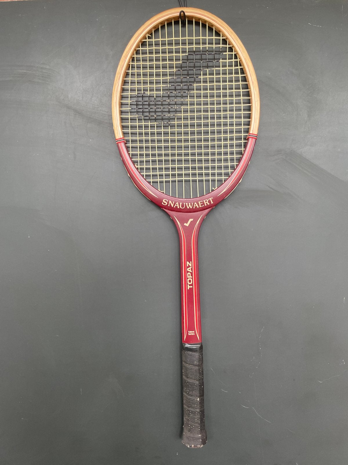 Vintage Snauwaert Topaz Tennisracket - Talent Series L-3, Overige merken, Gebruikt, Ophalen of Verzenden, Racket