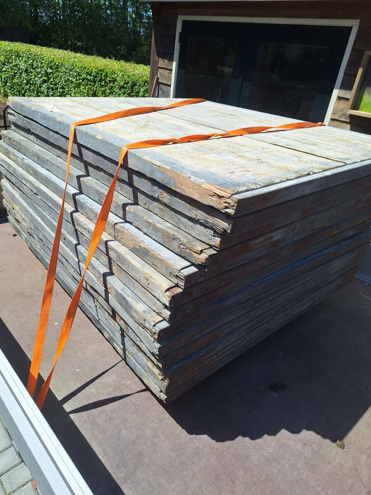 Te koop steenschotten, Ophalen of Verzenden, Hout
