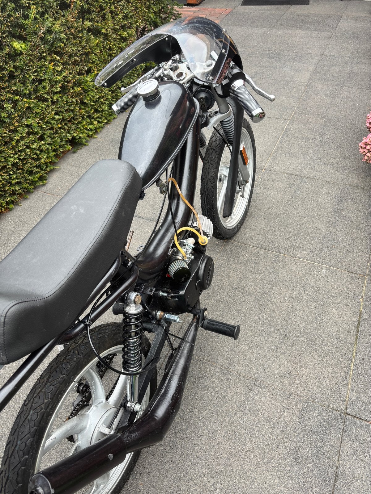 Tomos Cafe Racer 70cc- Zwart, Goed Onderhouden, Maximaal 45 km/u, 70 cc, Ophalen of Verzenden, Zo goed als nieuw