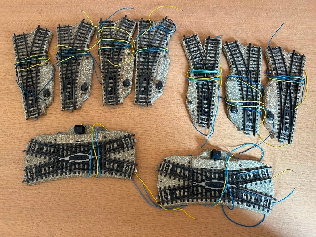 Märklin M wissels 5100 (recht), Ophalen, Wisselstroom, Gebruikt, Rails