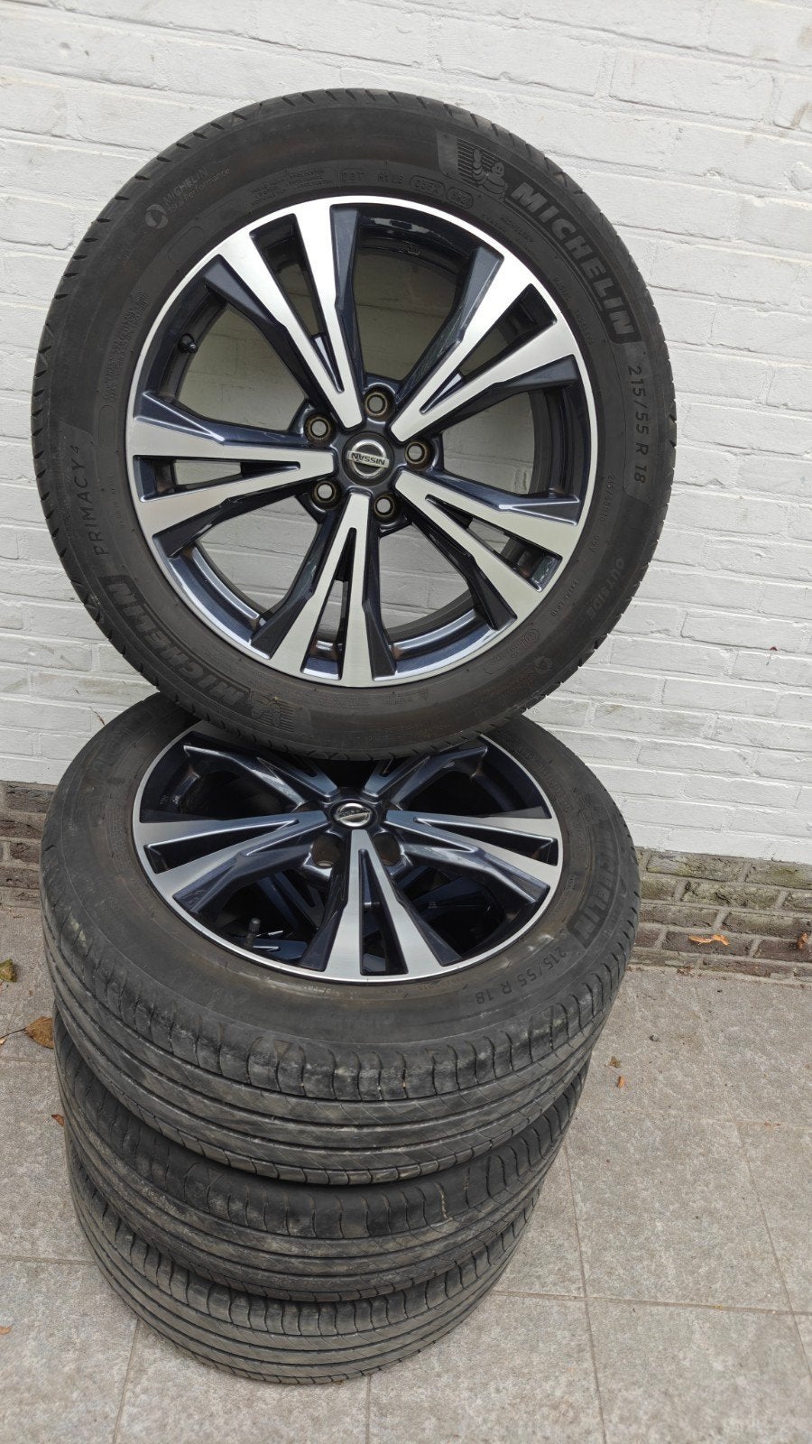 originele nissan juke,x-trail,qashqai 18 inch zomerset, Ophalen, 18 inch, 215 mm, Banden en Velgen