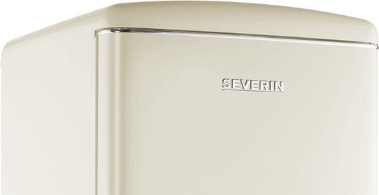 Severin koelkast RKG 8919 - Retro - Crème, Servicenl@severin.com, 200 liter of meer, Met aparte vriezer, Nieuw