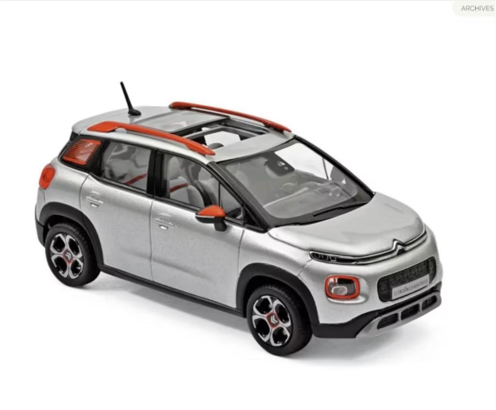 Citroen C3 Aircross 2017 Zilver & Oranje 1/43 NOREV 155333, Hobby en Vrije tijd, Modelauto's | 1:43, Nieuw, Auto, Norev, Verzenden