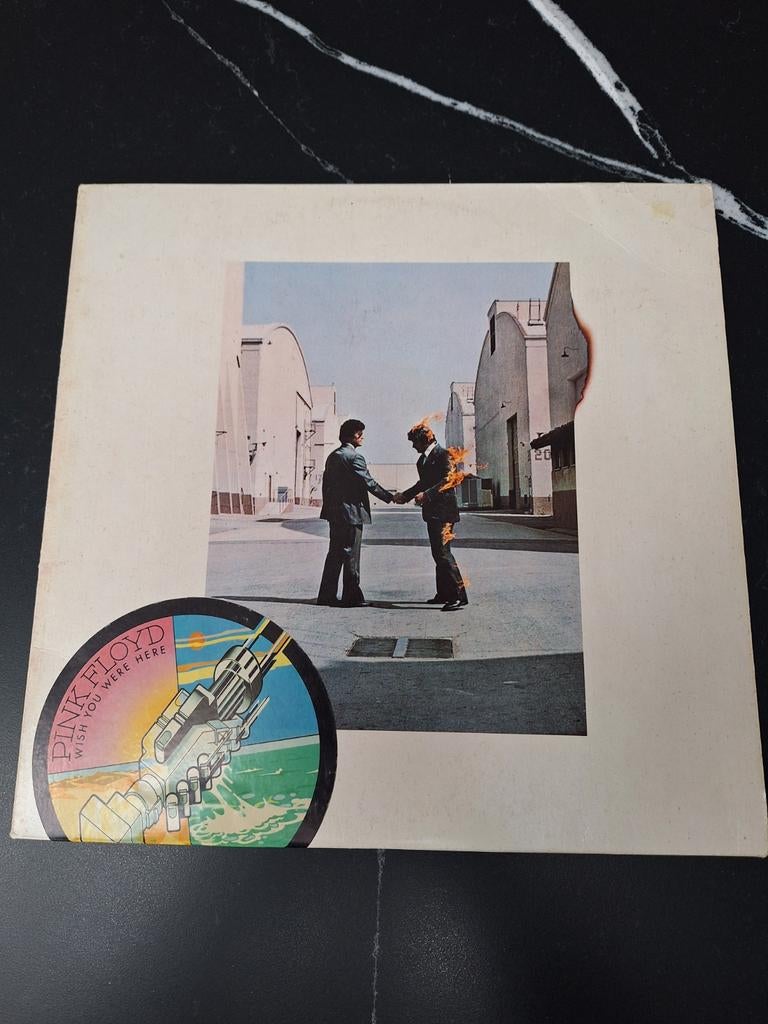 Pink Floyd – Wish You Were Here | Originele NL Persing (1975, Cd's en Dvd's, Vinyl | Rock, Progressive, Gebruikt, Originele persing