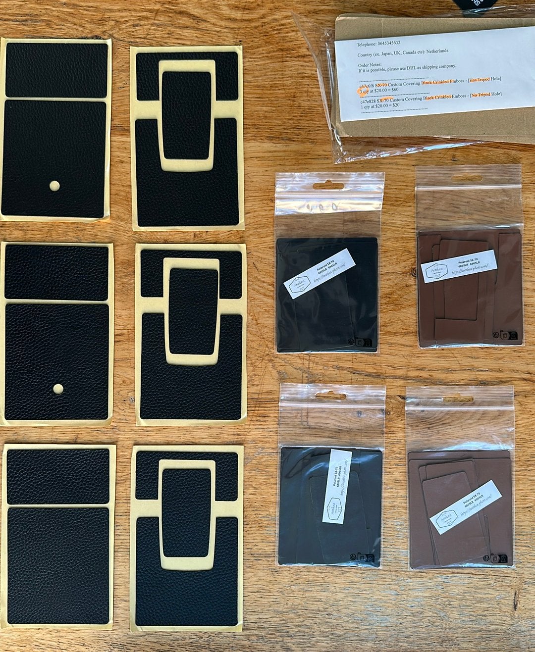 Polaroid SX-70 skins, Audio, Tv en Foto, Fotocamera's Analoog, Ophalen of Verzenden, Nieuw, Polaroid
