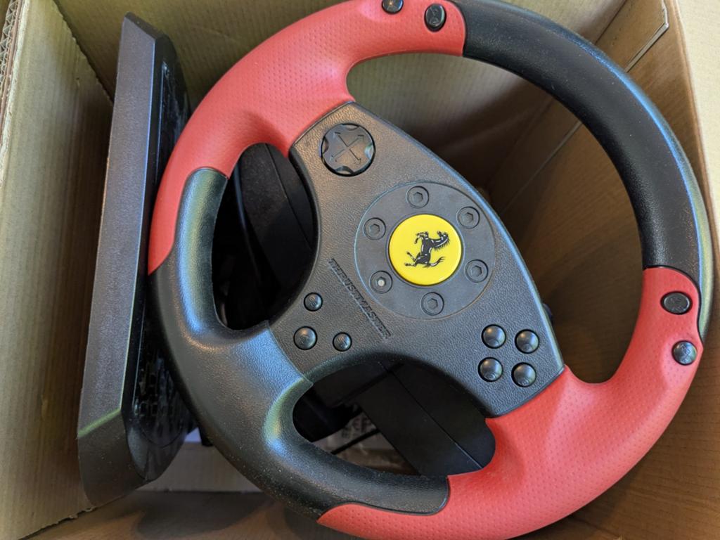Ferrari Racing Wheel Red Legend PS3&PC, Ophalen of Verzenden, Zo goed als nieuw, Stuur of Pedalen, PlayStation 3