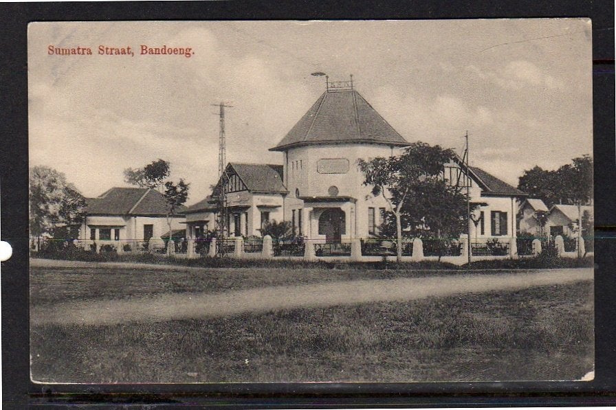 Ned Indië Sumatrastraat in Bandoeng  1910 ( ni1-28), Ophalen, Voor 1920, Buiten Europa
