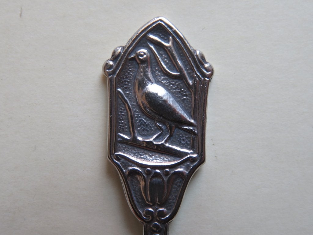 Verzilverd lepeltje Duif / Vogel, Verzenden