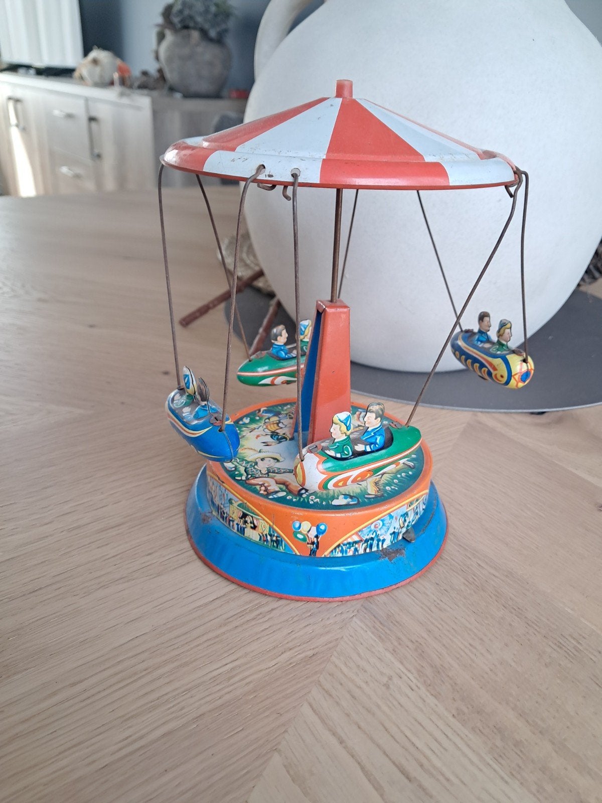 blikken draaimolen, Antiek en Kunst, Ophalen
