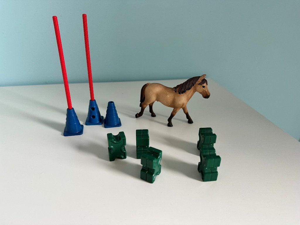 Schleich Pony Slalom (42483), Ophalen of Verzenden, Zo goed als nieuw, Jongen of Meisje