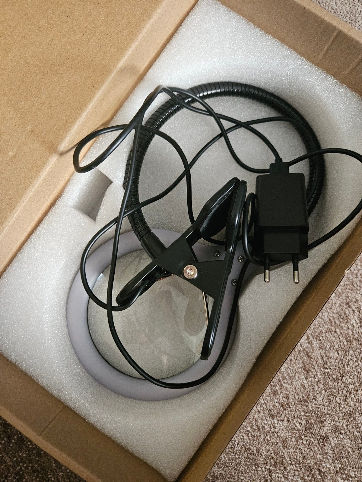 Loeplamp met klem, gloednieuw!, Ophalen of Verzenden, Loeplamp