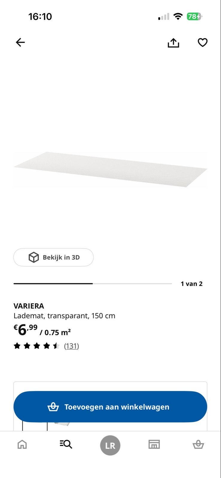 IKEA Variera Lademat Keukenlades - 2 stuks, Huis en Inrichting, Keuken | Keukenbenodigdheden, Ophalen, Overige typen, IKEA, Kunststof