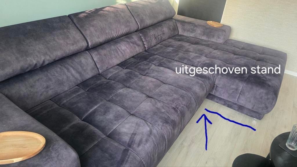 Bankstel zitmaxx, Huis en Inrichting, Banken | Complete zithoeken, Ophalen, Zo goed als nieuw