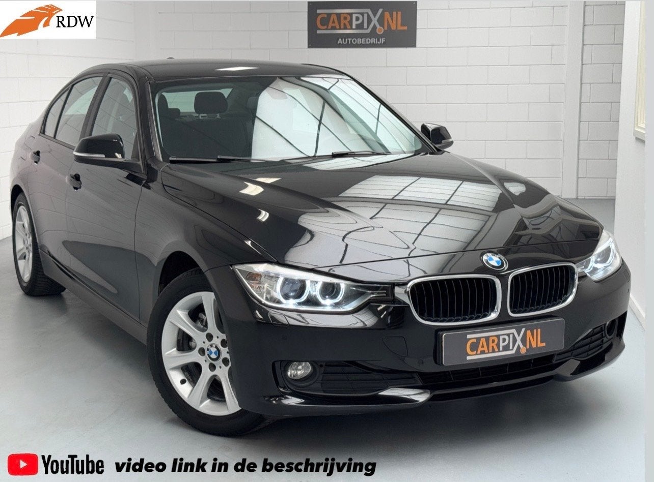 BMW 3-serie 316i High Executive 2014 Automaat, Xenon, Auto's, BMW, Automaat, Gebruikt, 4 cilinders, Zwart