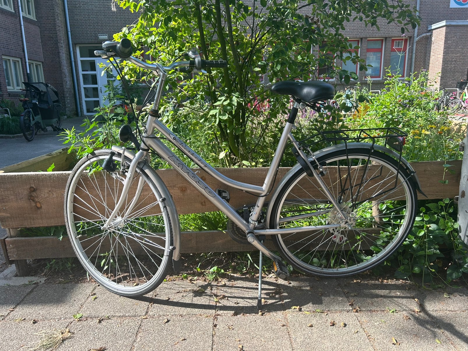 Zilver Kyoso dames fiets // tourfiets met versnellingen, Ophalen, Zo goed als nieuw, Overige merken, Versnellingen