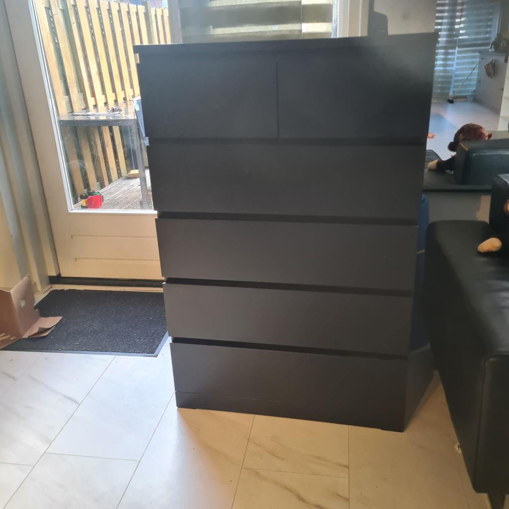 Mooie ikea malm ladekast met 6 lades, Ophalen, 50 tot 100 cm, Zo goed als nieuw, 3 of 4 laden