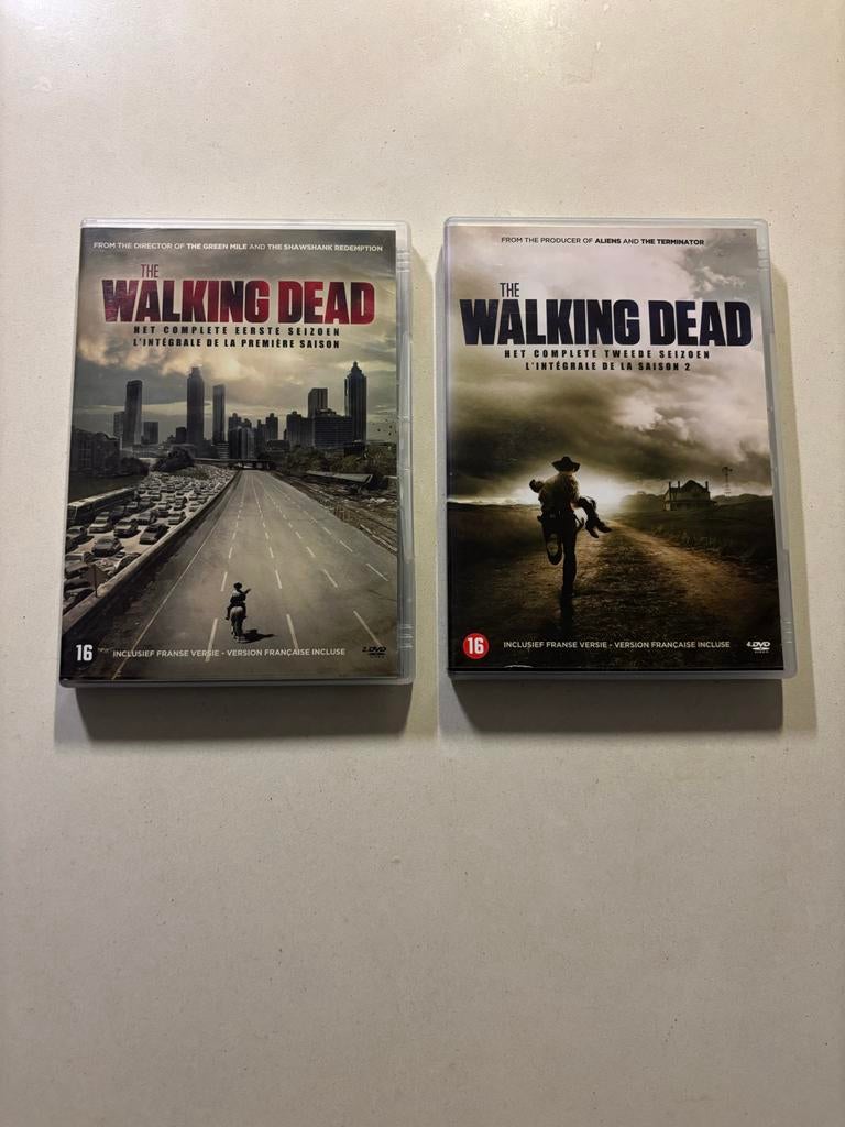 The Walking Dead Seizoen 1 en 2 DVD serie set vanaf 16 jaar!, Horror, Vanaf 16 jaar, Boxset, Ophalen of Verzenden