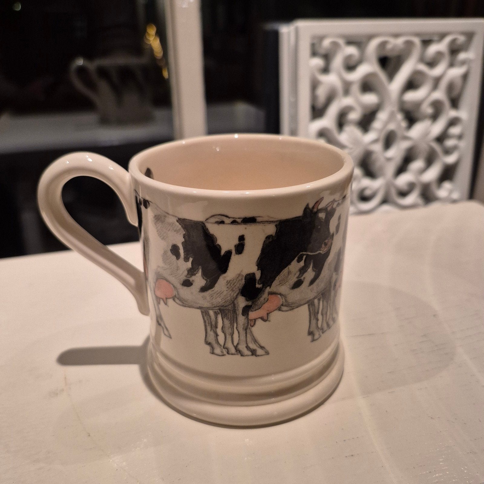 Emma Bridgewater mok 0.5 1/2pt koeien nieuw, Nieuw, Emma Bridgewater, Overige stijlen, Aardewerk