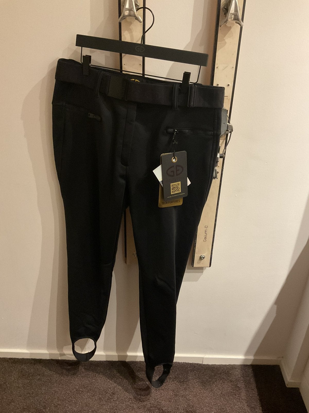 Goldbergh zwarte paris skipants maat 48 nieuw, Kleding | Dames, Ophalen of Verzenden, Nieuw, Maat 46/48 (XL) of groter, Broek