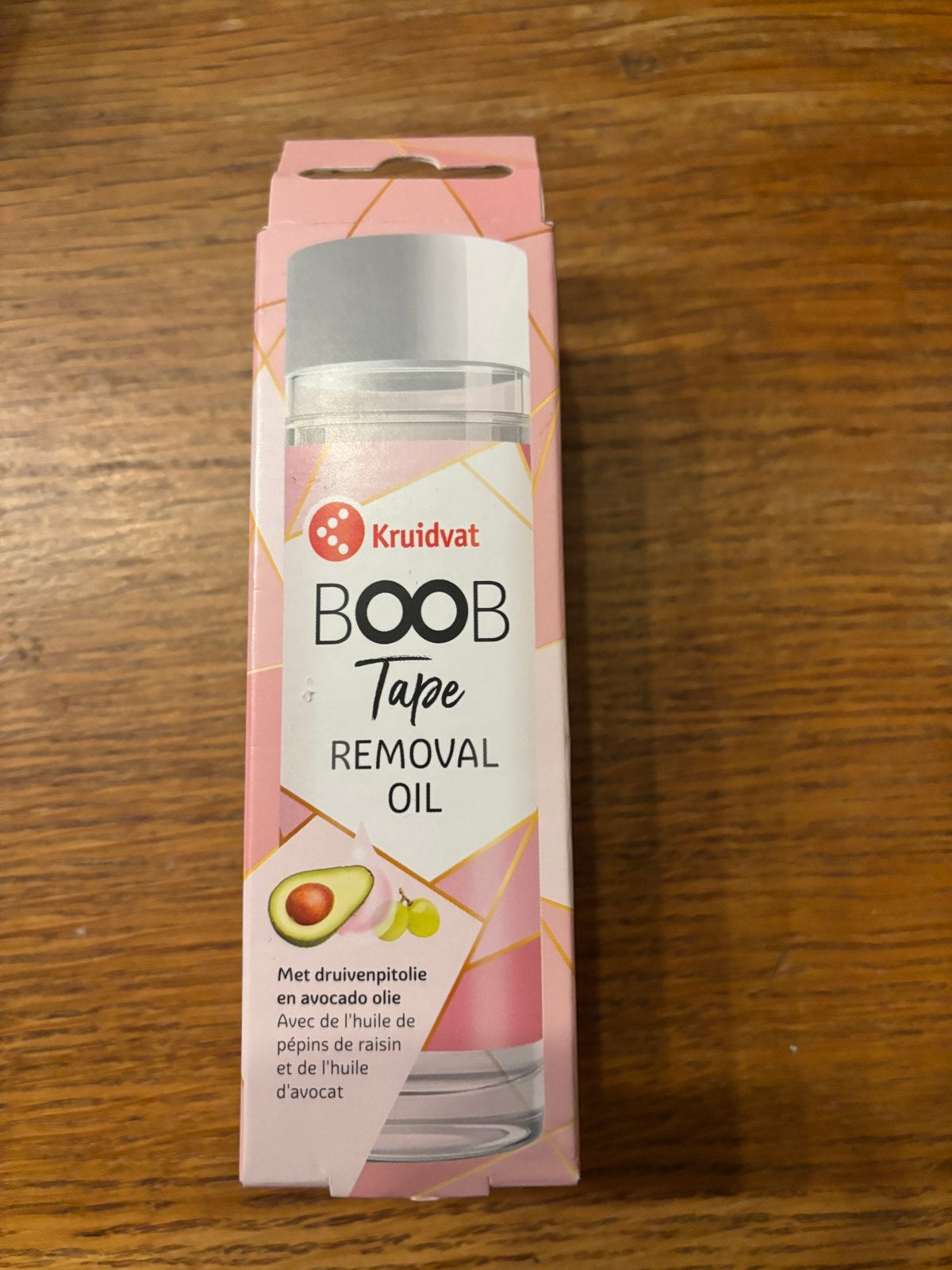 Kruidvat Boob Tape Removal Oil - 100 ml, Ophalen of Verzenden, Nieuw, Bodylotion, Crème of Olie