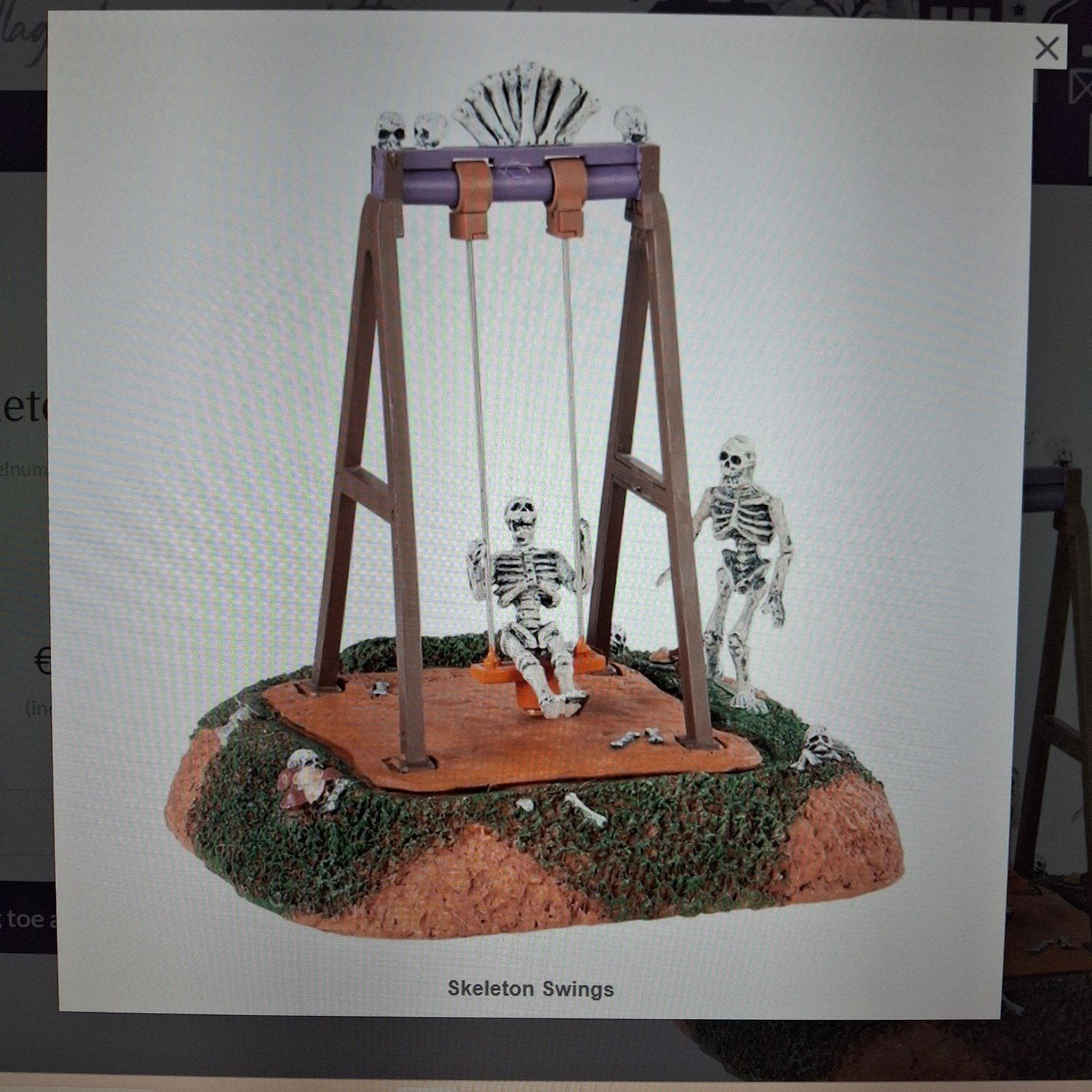 Spooky Town Skeletten Schommels Halloween Decoratie, Ophalen