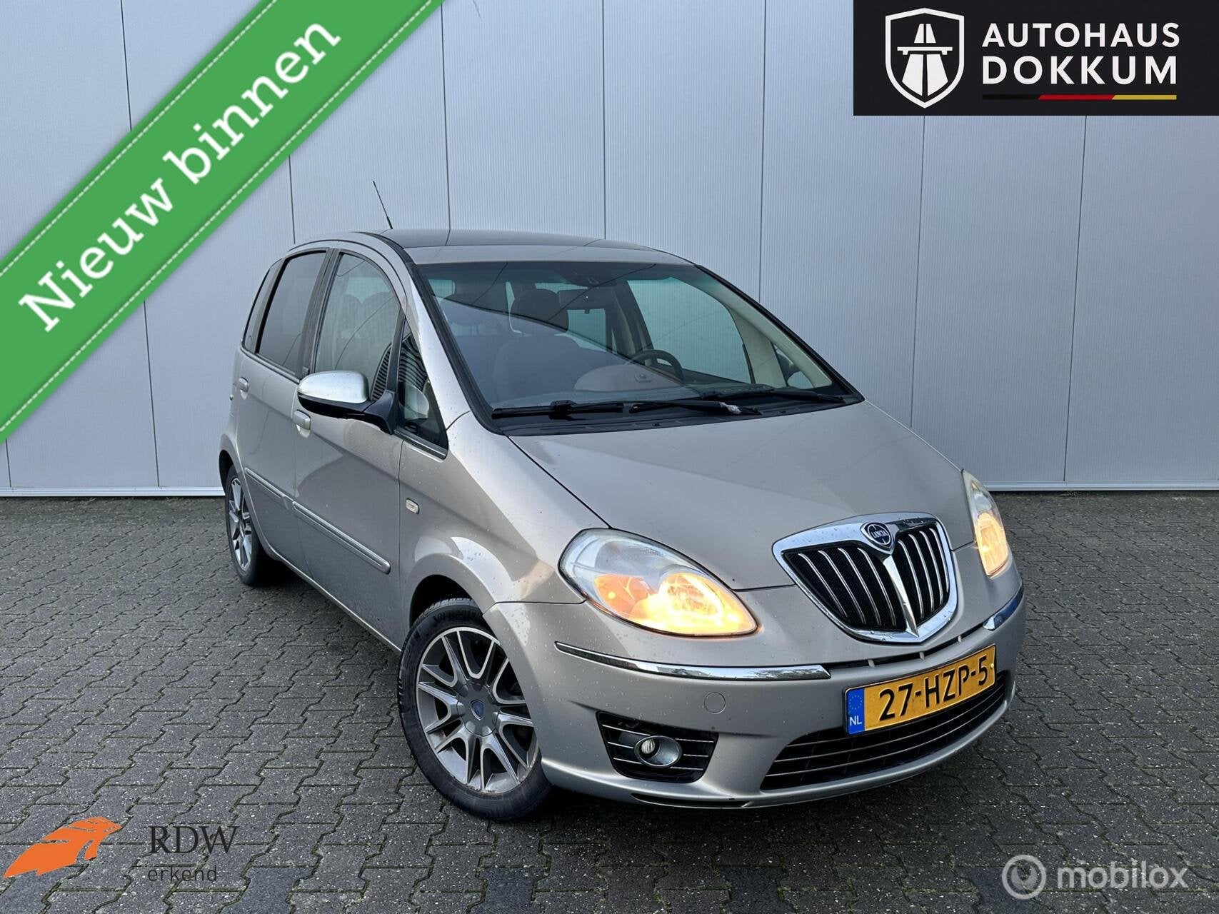 INRUIL KOOPJE: Lancia Musa Leder/Pano/PDC/Cruise/APK 10/2027, Auto's, Voorwielaandrijving, 15 km/l, Gebruikt, 400 kg