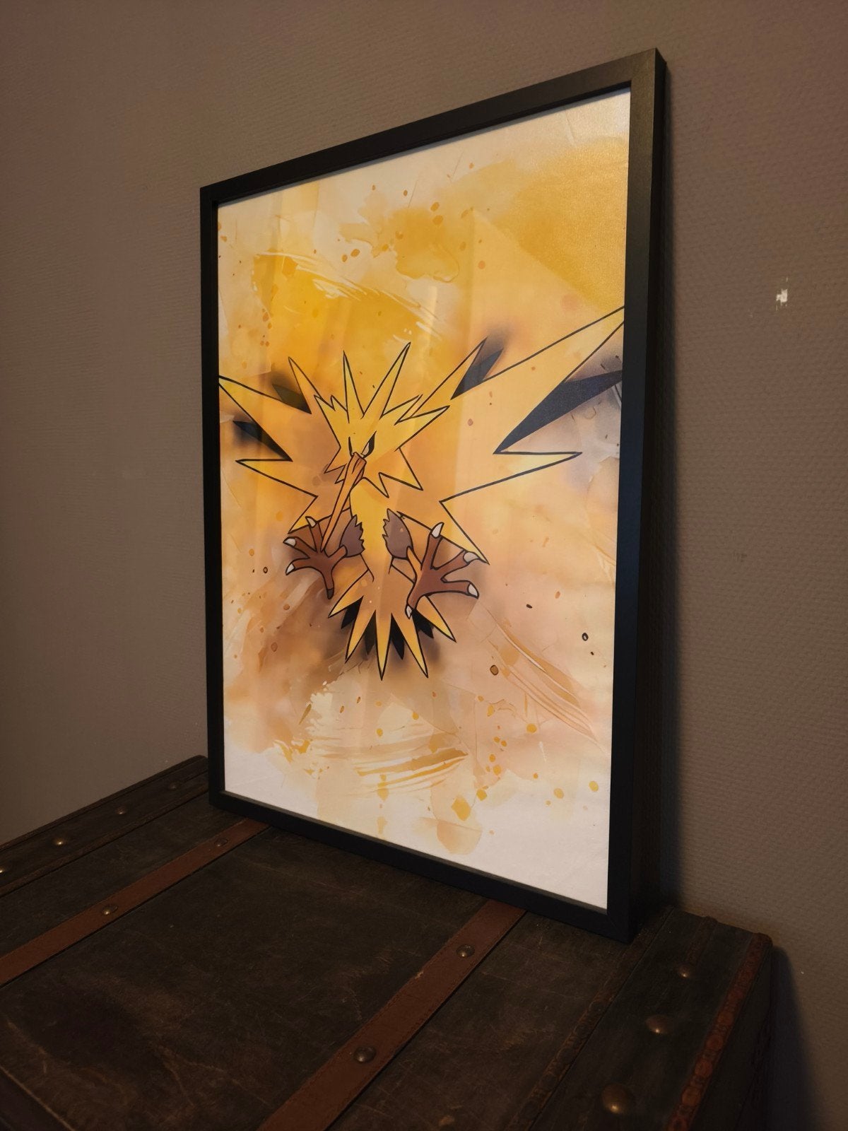 Pokemon schilderijen, Ophalen