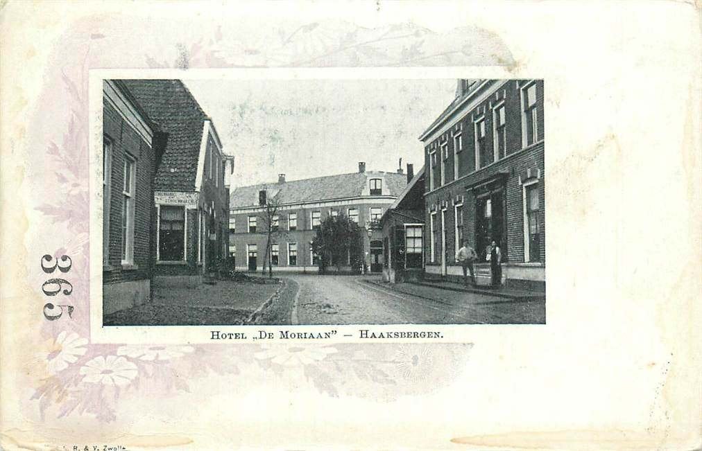 304-259-051 Haaksbergen Hotel De Moriaan, Verzamelen, Verzenden, Voor 1920, Overijssel