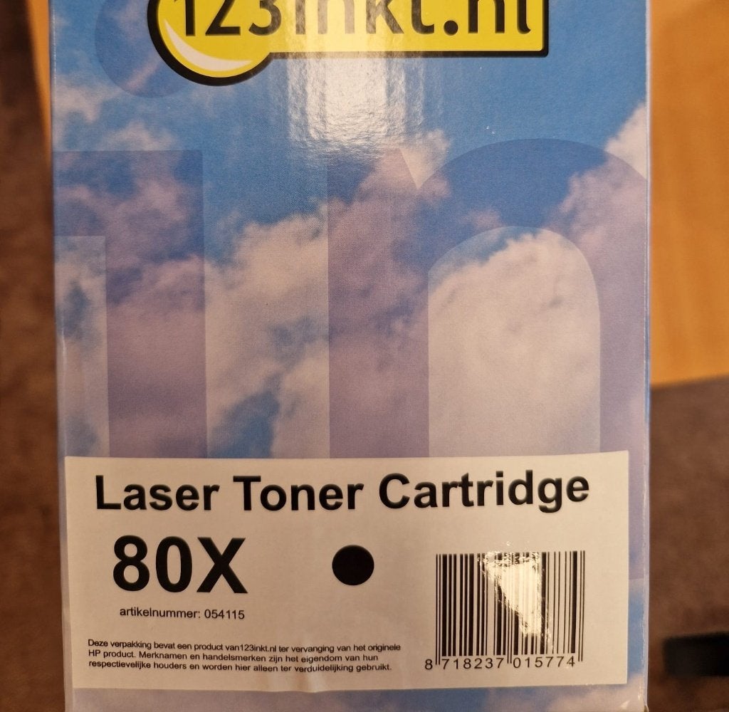 Laser Toner Cartridge 80X (vervangt HP CF280X) 2x, Ophalen, Nieuw, Toner, 123inkt.nl